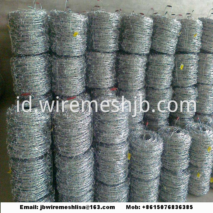 Galvanized and PVC Coated Barbed Wire